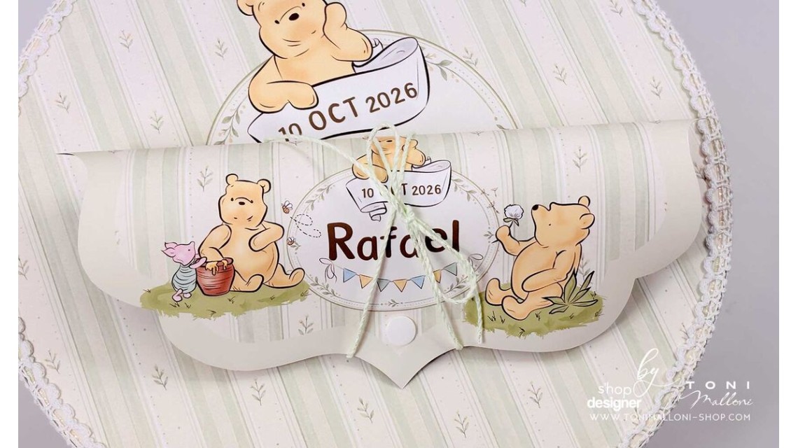 Trusou Botez Băiat Winnie the Pooh Ursulețul Personalizat 11